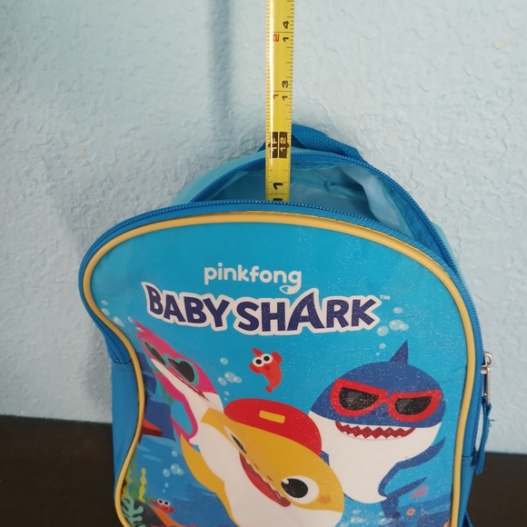 Baby Shark Children's Small Blue Backpack Pink Fong Nickelodeon 11' Inches - Picture 7 of 7